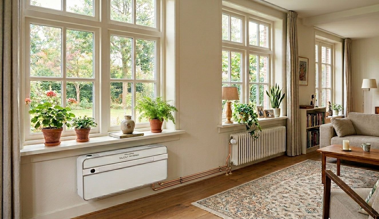 Fintek Panama Hybride monoblock Airco (2.57 kW) - Koelen & Verwarming via CV ketel