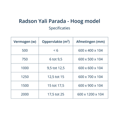 Radson Yali Parada - 60cm hoog