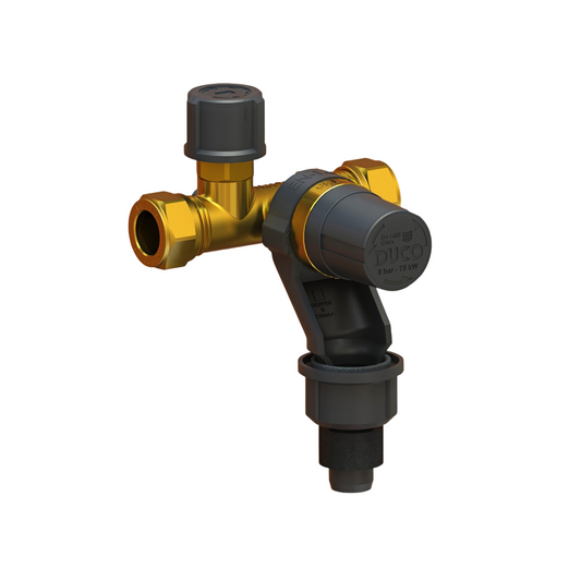 Duco inlaatcombinatie 15mm knel