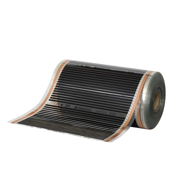 Vloerverwarmingsfolie,  75cm breed -  50w/m2