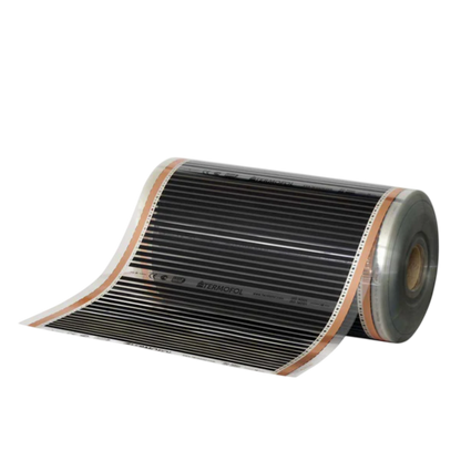 Vloerverwarmingsfolie,  75cm breed - 100w/m2