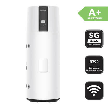 Haier Kwikot M7C Warmtepompboiler (200-250L) - Met Extra Warmtewisselaar