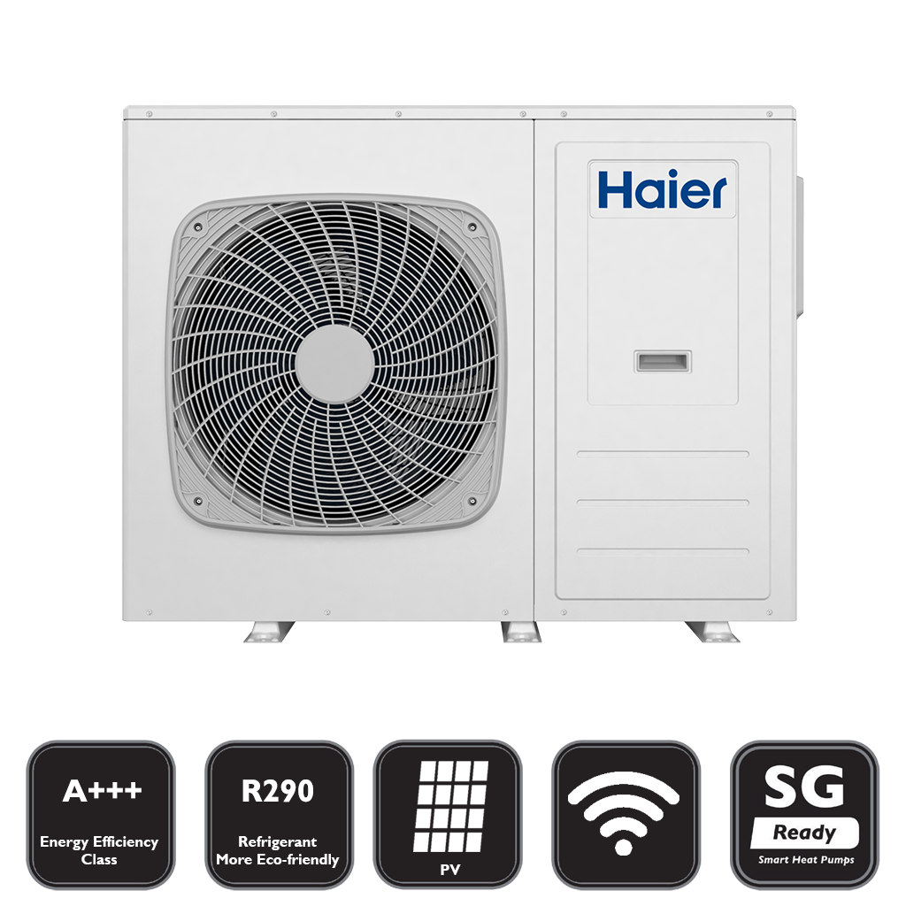 Haier Prowarm warmtepomp, monoblock (all-in-one)